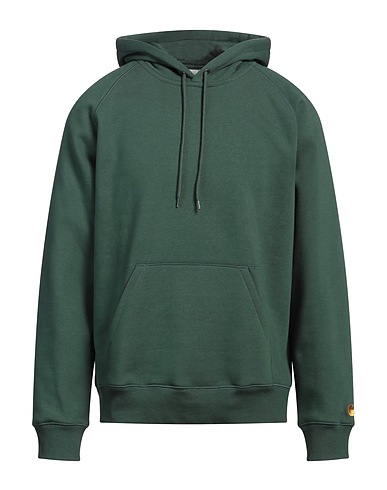 CARHARTT Hooded track jacket  Green 58% Cotton, 42% Polyester