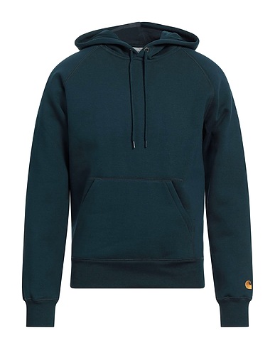 CARHARTT Hooded track jacket  Deep teal 58% Cotton, 42% Polyester