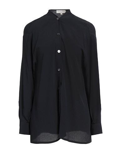 ANTONELLI Solid colour shirts & blouses Black 52% Acetate, 48% Silk