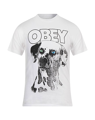 OBEY T-shirt White 100% Cotton