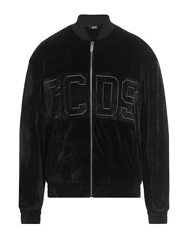 GCDS Sweatshirt Black 92% Polyester, 8% Elastane