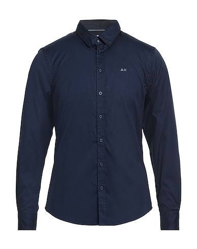 SUN 68 Solid color shirt 100% Cotton