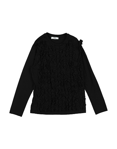 MSGM T-shirt Nero 100% Cotone