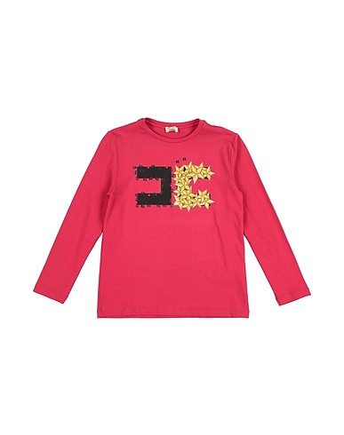 ELISABETTA FRANCHI T-Shirt LA MIA BAMBINA Fuchsia 94% Baumwolle, 6% Elastan