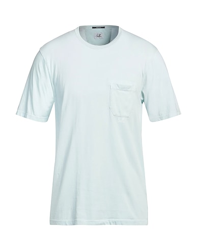 C.P. COMPANY T-shirt Celeste 100% Cotone