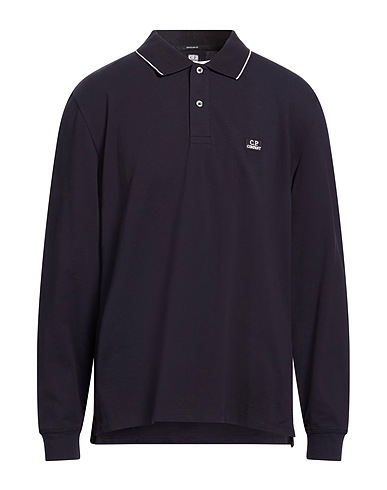 C.P. COMPANY Polo shirt BLU NOTTE 95% Cotton, 5% Elastane