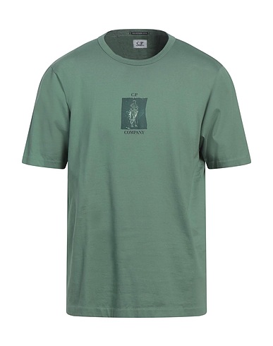 C.P. COMPANY T-Shirt Grün 100% Baumwolle