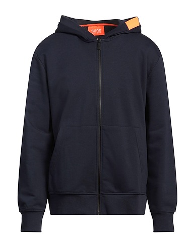 SUNS BOARDS Hooded sweatshirt Navy 84% Cotton, 16% Polyester