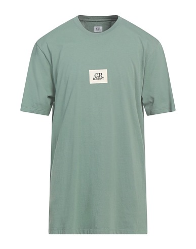 C.P. COMPANY Basic T-Shirt Salbeigrün 100% Baumwolle