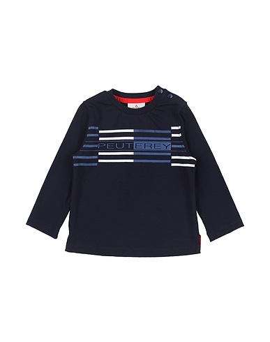 PEUTEREY T-shirt Blu notte 95% Cotone, 5% Elastan