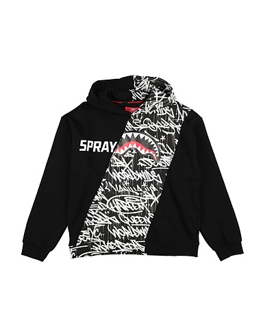 SPRAYGROUND Felpa Nero 100% Cotone