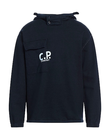 C.P. COMPANY Hoodie Nachtblau 100% Baumwolle