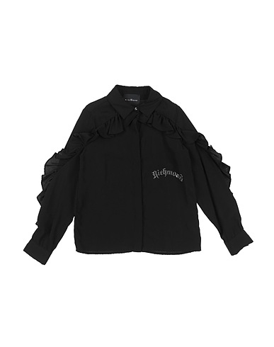 JOHN RICHMOND Camicie  e bluse fantasia Nero 100% Poliestere