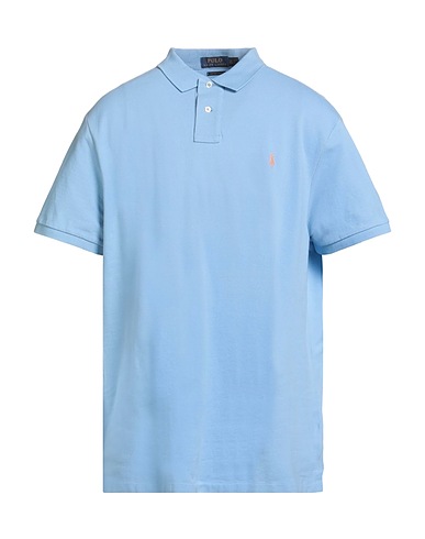 POLO RALPH LAUREN Polo shirt Light blue 100% Cotton
