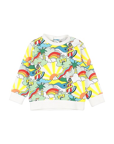 STELLA McCARTNEY KIDS Sweatshirt White 100% Cotton