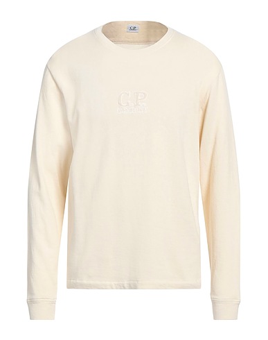 C.P. COMPANY Sweatshirt Cream 100% Cotton