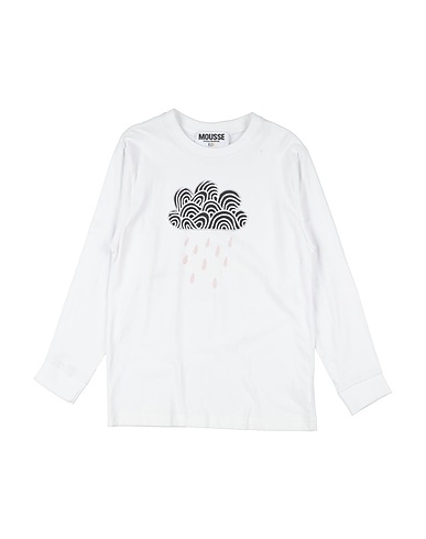 MOUSSE DANS LA BOUCHE T-shirt Bianco 100% Cotone