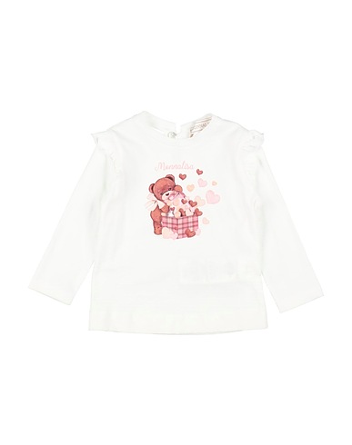 MONNALISA T-shirt White 100% Cotton