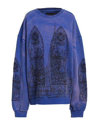 WHO DECIDES WAR Felpa Viola 100% Cotone