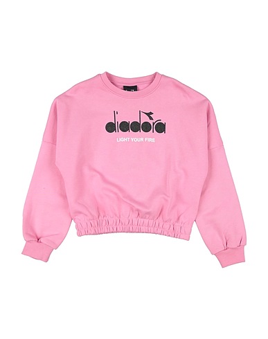 DIADORA Felpa Rosa 100% Cotone