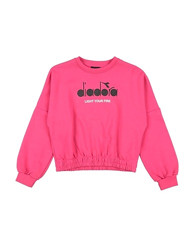 DIADORA Sweatshirt Magenta 100% Cotton