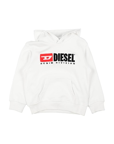DIESEL Felpa Bianco 95% Cotone, 5% Elastan