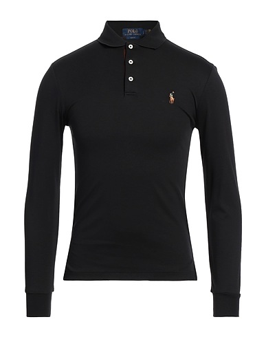 POLO RALPH LAUREN Polo Nero 100% Cotone