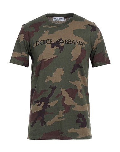 DOLCE&GABBANA T-shirt Military green 100% Cotton