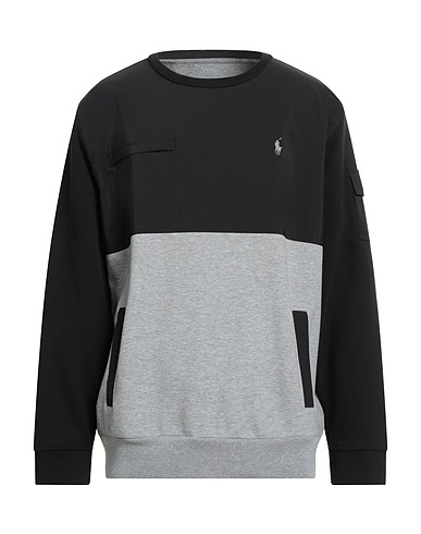 POLO RALPH LAUREN Sweatshirt Light grey 58% Polyester, 42% Cotton