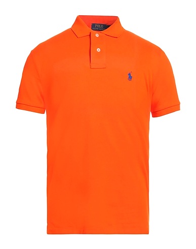 POLO RALPH LAUREN Polo shirt Orange 100% Cotton