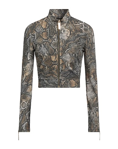JUST CAVALLI Jacke Militärgrün 75% Polyester, 20% Metallisiertes Polyester, 5% Elastan
