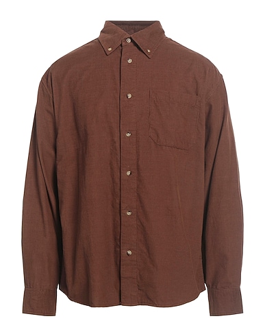 SCOUT Solid color shirt Brown 100% Cotton