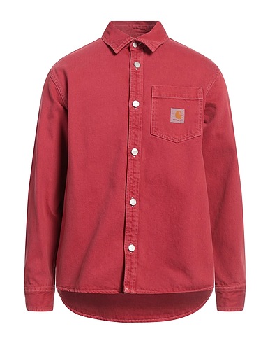 CARHARTT Denim shirt Brick 100% Cotton