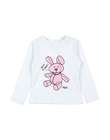 FUN & FUN T-shirt White 90% Cotton, 10% Elastane