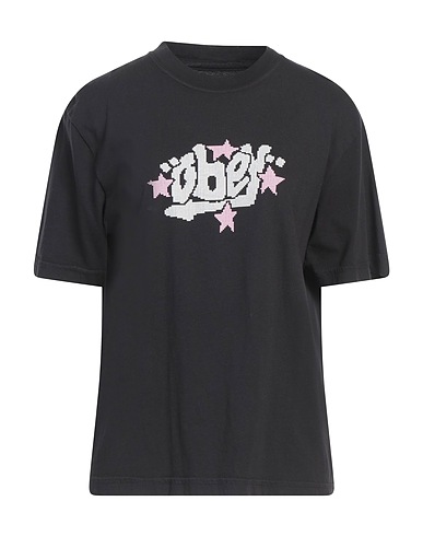 OBEY T-shirt Nero 100% Cotone