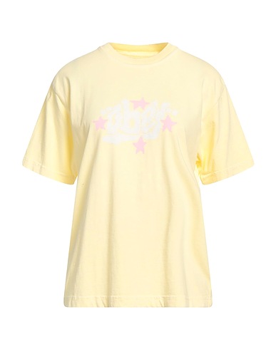OBEY T-shirt Pastel yellow 100% Cotton
