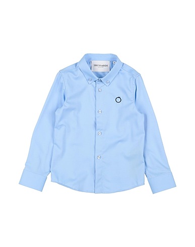 TRUSSARDI JUNIOR Chemise de couleur unie 49% Polyester, 48% Bambou, 3% Élasthanne
