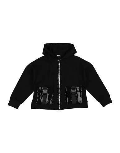 DKNY Sweatshirt Black 68% Viscose, 27% Polyamide, 5% Elastane, Polyester