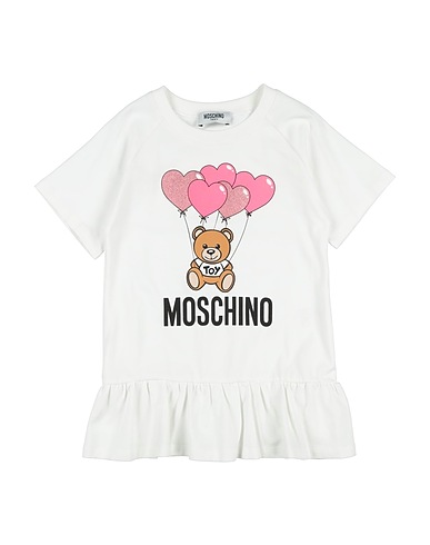 MOSCHINO TEEN T-shirt White 95% Cotton, 5% Elastane