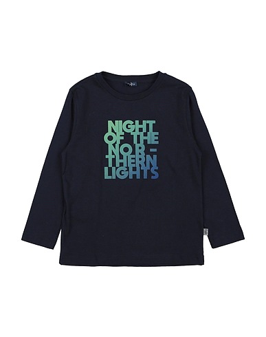 IL GUFO T-shirt Blu notte 100% Cotone