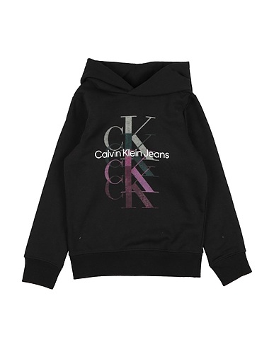 CALVIN KLEIN JEANS Sweatshirt Black 60% Cotton, 40% Polyester, Elastane
