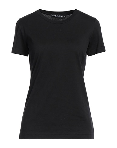 DOLCE&GABBANA Basic T-shirt Black 100% Cotton