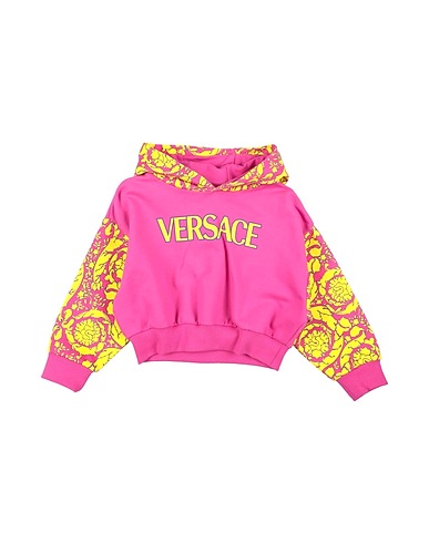 VERSACE YOUNG Hooded sweatshirt Fuchsia 100% Cotton