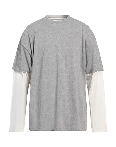 JIL SANDER Oversize-T-Shirt Light grey 100% Cotton