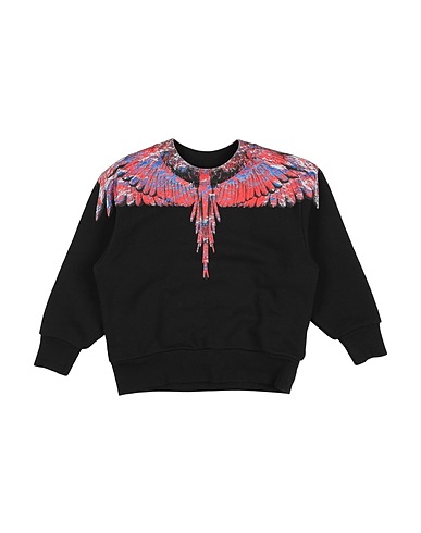 MARCELO BURLON Felpa Nero 100% Cotone