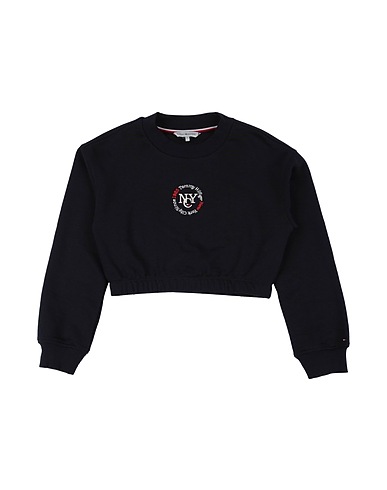 TOMMY HILFIGER 트레이닝 상의 미드나잇 블루 70% 코튼, 30% 폴리에스테르, 엘라스테인