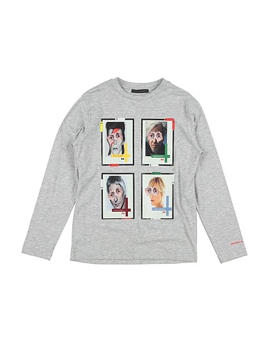 DANIELE ALESSANDRINI T-shirt Grey 95% Cotton, 5% Elastane