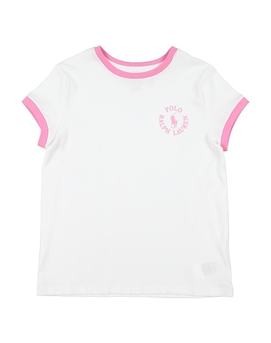 POLO RALPH LAUREN T-shirt BIG PONY LOGO COTTON JERSEY TEE Bianco 100% Cotone