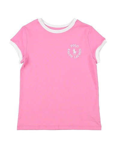 POLO RALPH LAUREN T-shirt BIG PONY LOGO COTTON JERSEY TEE Rosa 100% Cotone
