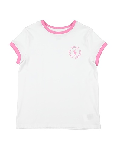 POLO RALPH LAUREN T-shirt BIG PONY LOGO COTTON JERSEY TEE Blanc 100% Coton